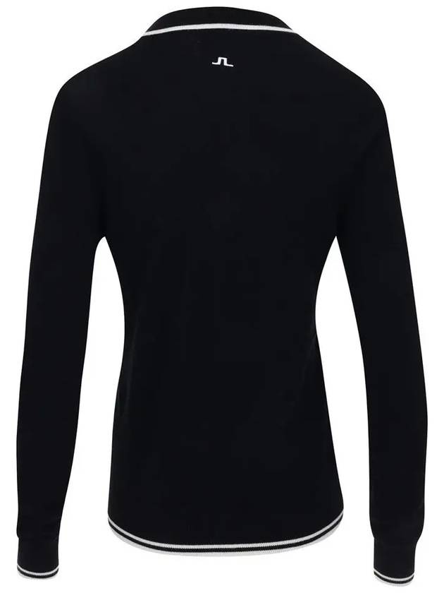 Mimmi Logo Polo Knit Black GWKW11737 9999 - J.LINDEBERG - BALAAN 3