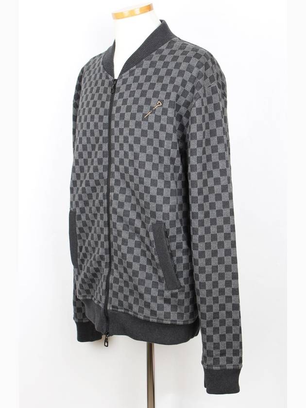 Damier jacquard zip up jacket XL - LOUIS VUITTON - BALAAN 2