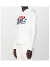 Iconic Logo Print Hoodie White - AUTRY - BALAAN 5