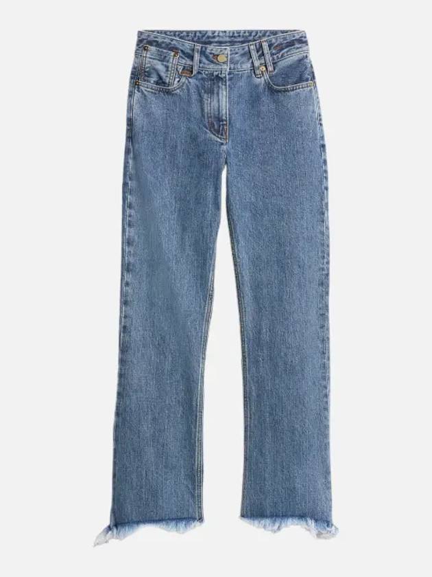 Le De Nimes Court Artichaut High Rise Bootcut Jeans Navy - JACQUEMUS - BALAAN 2