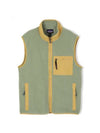 Men's Synchilla Fleece Vest Green - PATAGONIA - BALAAN 1