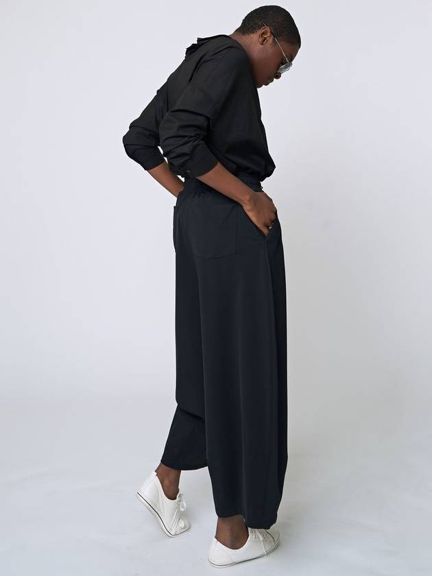 Tech Wide Pants Black - ATHPLATFORM - BALAAN 7