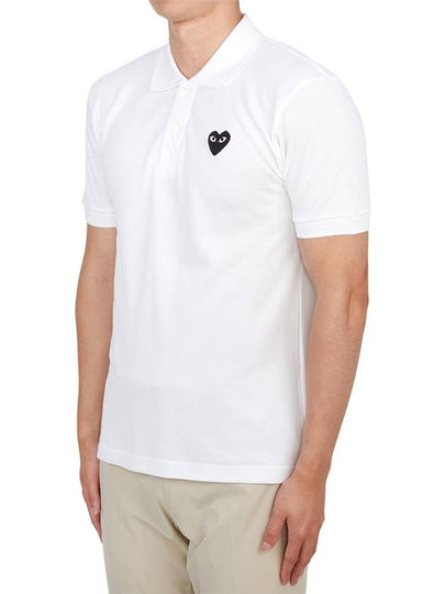 Comme des Gar ons Black Wappen Men s Collar Short Sleeve T Shirt AZ T066 051 2 - COMME DES GARCONS PLAY - BALAAN 2