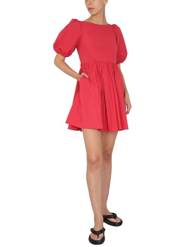 Taffeta Dress XR0VAEN05S3DV7 B0040178193 - RED VALENTINO - BALAAN 3