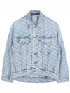 Women's Logo Print Denim Jacket - ALEXANDER WANG - BALAAN 2