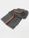 Multicolor Line Wool Silk Scarf M1A 454D AS22 76 - PAUL SMITH - BALAAN 4