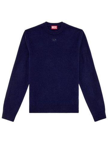 K-Vieri Logo Embroidery Sweatshirt Dark Blue - DIESEL - BALAAN 1