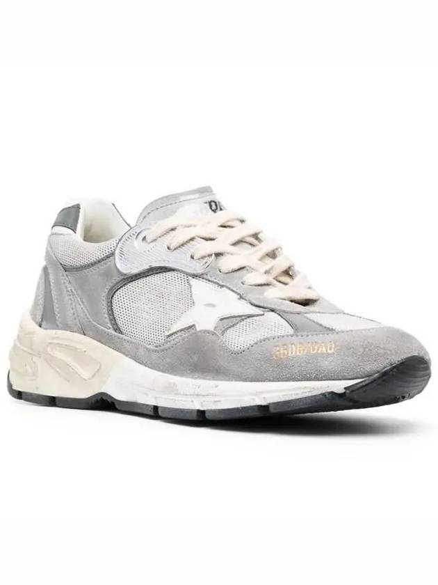 Dad Running Suede Sneakers Grey - GOLDEN GOOSE - BALAAN 3