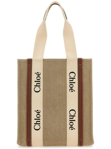 Woody Tote Bag Beige - CHLOE - BALAAN 1