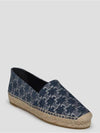 Triomphe Stamped Denim Espadrilles Navy - CELINE - BALAAN 3