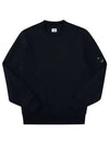 Diagonal Raised Fleece Sweatshirt Navy - CP COMPANY - BALAAN 5