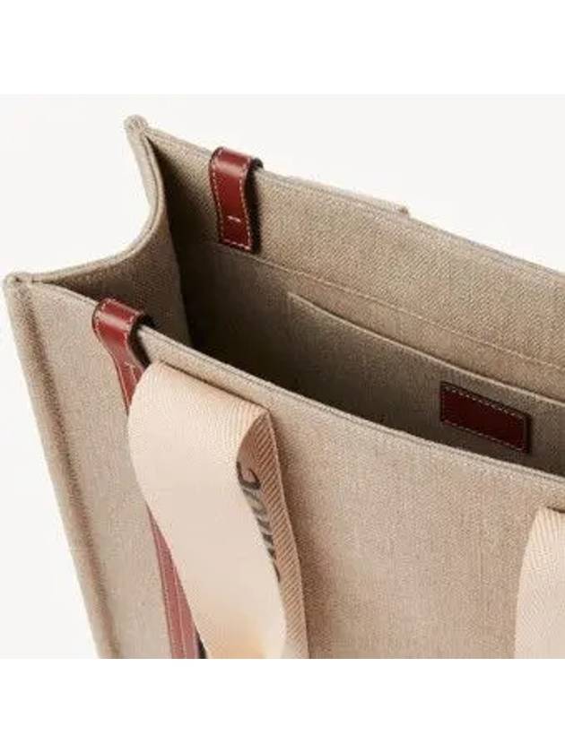 Woody Tote Bag Beige - CHLOE - BALAAN 5