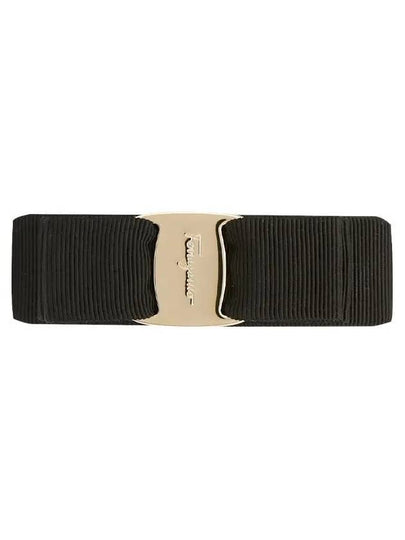 Vara Bow Hair Clip Black - SALVATORE FERRAGAMO - BALAAN 2