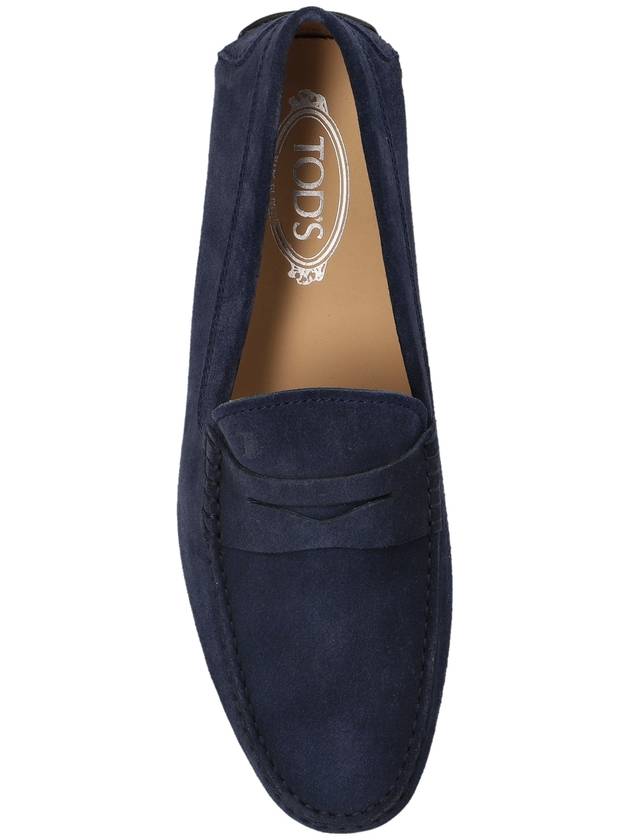 Tod’s Suede Loafers, Men's, Navy Blue - TOD'S - BALAAN 6