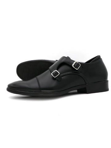 Height 4cm Monk Strap Black - SUPENER - BALAAN 1