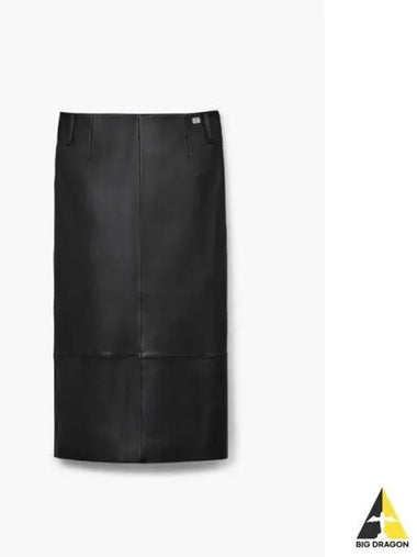 Glove Leather Slim Skirt Black MJKAM24003BKX - MARC JACOBS - BALAAN 1