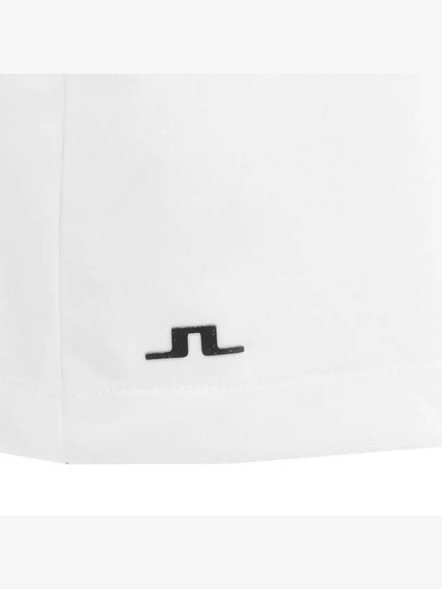 Golfwear Thea Rubber Logo Skirt White - J.LINDEBERG - BALAAN 5