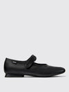 Casi Myra Leather Mary Jane Flat Shoes Black - CAMPER - BALAAN 1