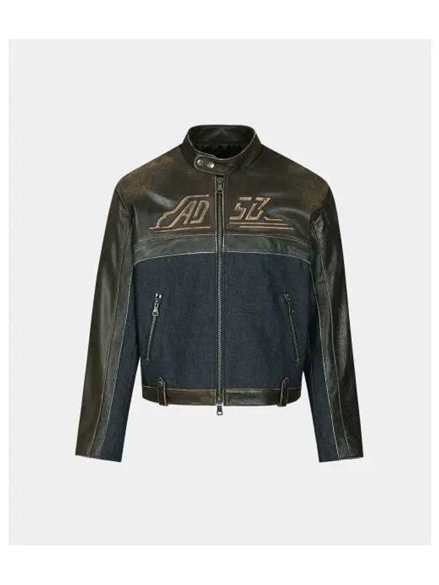 24 Racing Leather Jacket awa591m BROWN - ANDERSSON BELL - BALAAN 1