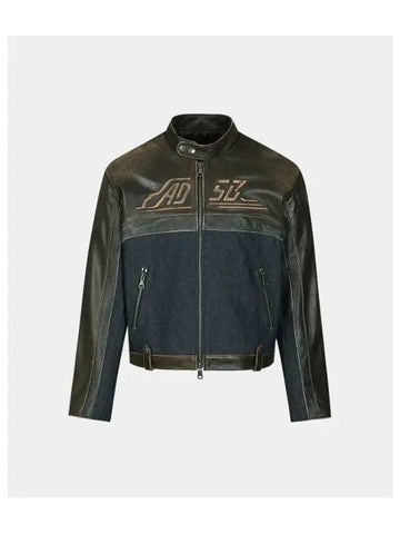 24 Racing Leather Jacket awa591m BROWN - ANDERSSON BELL - BALAAN 1