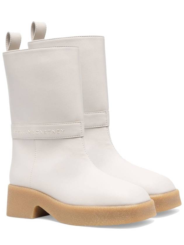 Women's Skylar Alter Matt Middle Boots White - STELLA MCCARTNEY - BALAAN 4