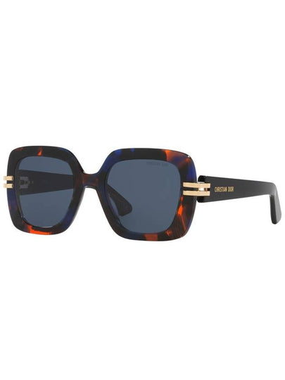 Square Acetate Sunglasses Black Orange Blue - DIOR - BALAAN 2