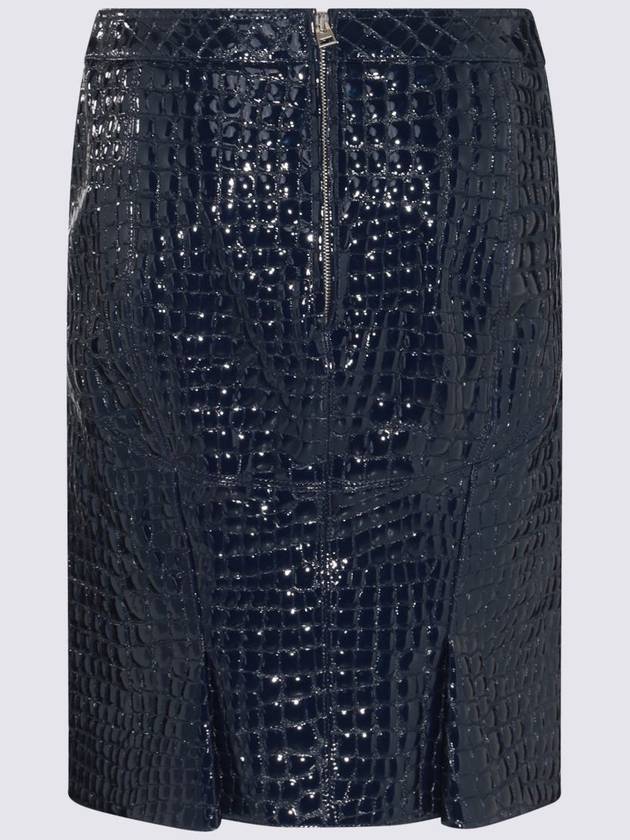 Crocodile Embossed Leather Mini Skirt GCL871LEX306 - TOM FORD - BALAAN 3