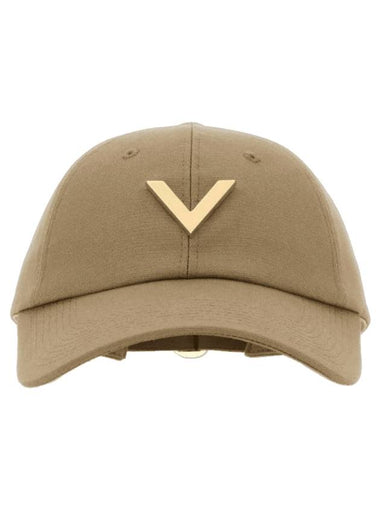 Stretch Cotton Ball Cap Green - VALENTINO - BALAAN 1