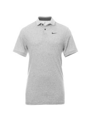 Men's Dry Fit Tour Heather Golf Wear T-Shirt - Heather Gray 329291 - NIKE - BALAAN 1