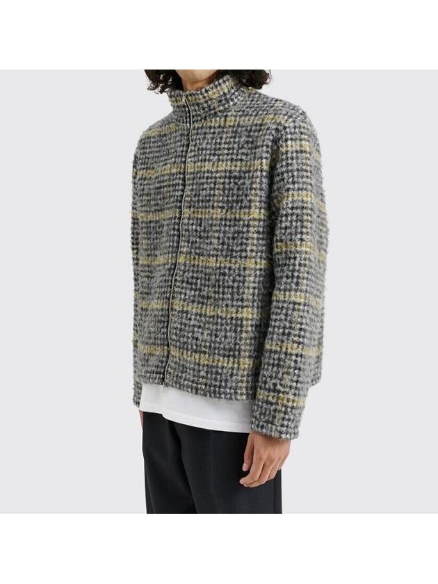 Prenzlauer Houndstooth Full Zip Up Jacket Grey - OUR LEGACY - BALAAN 5