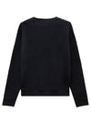 Bold Fox Head Cotton Sweatshirt Black - MAISON KITSUNE - BALAAN 6