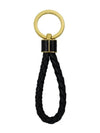 Intrecciato Lambskin Key Holder Black - BOTTEGA VENETA - BALAAN 6