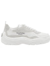 Gumboy Calfskin Low Top Sneakers White - VALENTINO - BALAAN 1