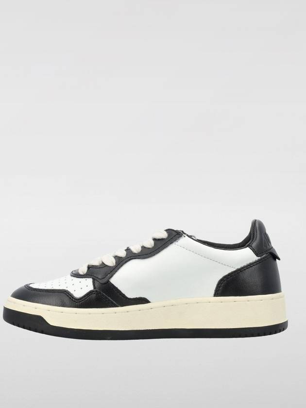 Medalist Leather Low Top Sneakers White Black - AUTRY - BALAAN 4