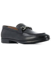 Men's Gancini Loafers Black - SALVATORE FERRAGAMO - BALAAN 3