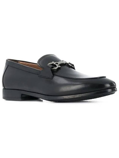 Men's Gancini Loafers Black - SALVATORE FERRAGAMO - BALAAN 2