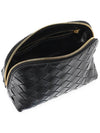 Intrecciato Calfskin Pouch Black - BOTTEGA VENETA - BALAAN 5