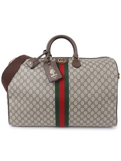 Savoy GG Large Canvas Duffel Bag Beige - GUCCI - BALAAN 2