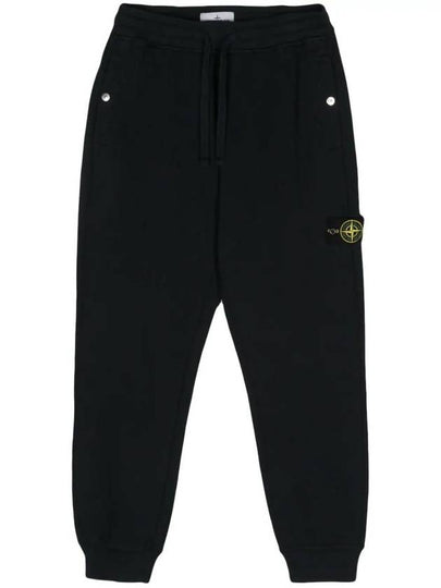 Compass Badge Cotton Track Pants Navy - STONE ISLAND - BALAAN 2