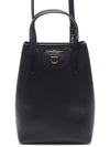 Gancini Mini Bag Black - SALVATORE FERRAGAMO - BALAAN 2