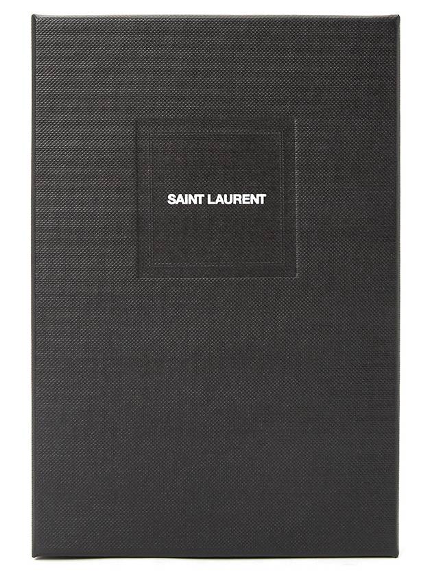 Cassandra Quilting Around Half Wallet Light Musk - SAINT LAURENT - BALAAN 10