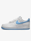 Air Force 1 07 Low Top Sneakers White Blue - NIKE - BALAAN 2