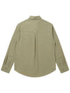 Men's Linen Shirt Light Khaki SWDQPLSH01LK - SOLEW - BALAAN 2