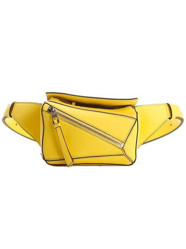 Puzzle Leather Belt Bag Yellow - LOEWE - BALAAN 1