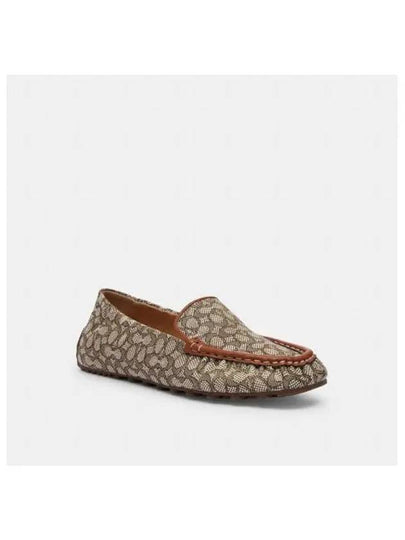 Ronnie Monogram Jacquard Loafer Brown - COACH - BALAAN 2