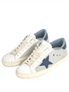 Blue Superstar Low Top Sneakers Light Silver - GOLDEN GOOSE - BALAAN 2