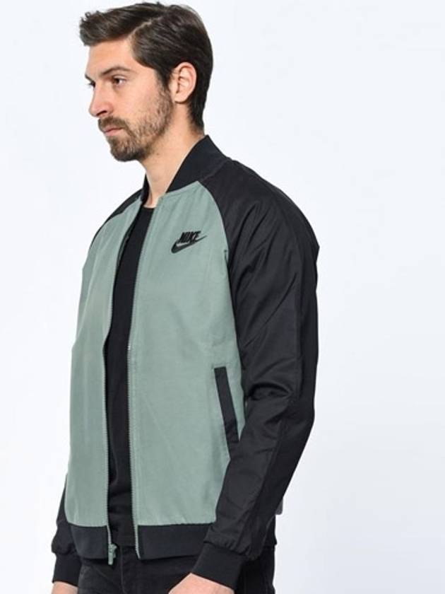 01832224365Woven Players JacketGreen Black - NIKE - BALAAN 1