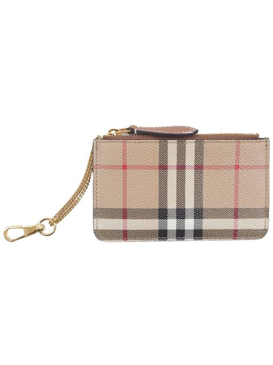 Check Strap Card Wallet Archive Beige - BURBERRY - BALAAN 2