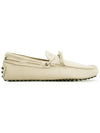 Gommino Nubuck Driving Shoes  Beige - TOD'S - BALAAN 3