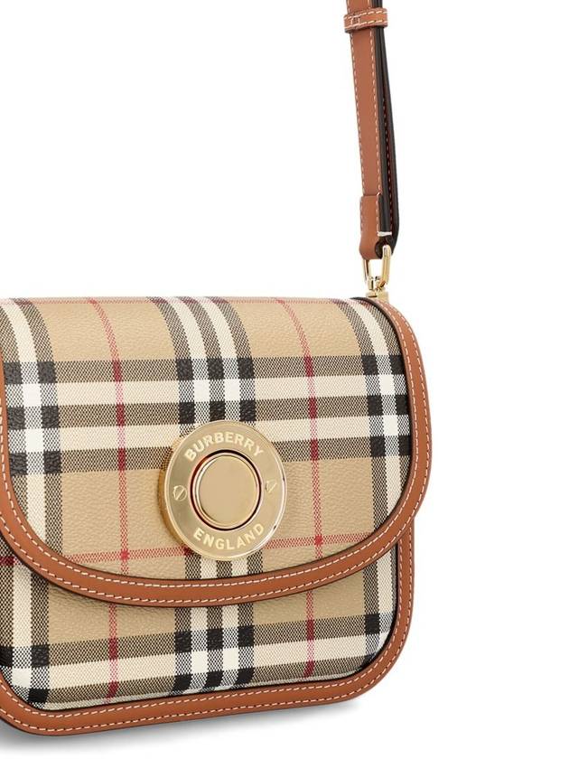 Elizabeth Check Pattern Small Cross Bag Beige - BURBERRY - BALAAN 5